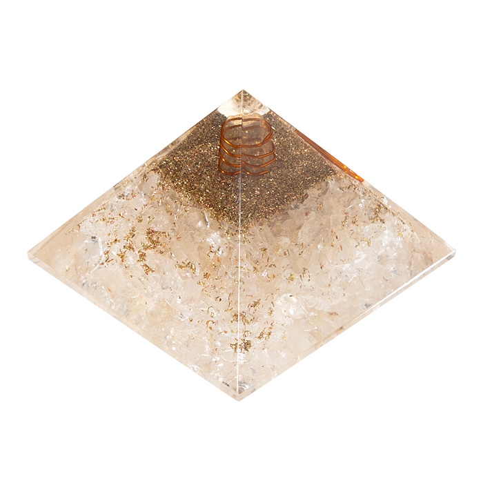 天然石決算セール 30%off】ピラミッド オルゴナイト （水晶） No.24 | 神棚・神具の製造販売通販なら伊勢宮忠